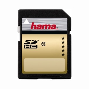 Hama 16GB High Speed Gold SDHC Card - Class 10