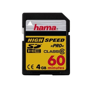 Hama 4GB SDHC Video Card - Class 6