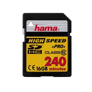 Hama 8GB SDHC Video SD Card (SDHC) - Class 6