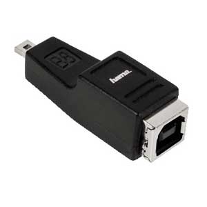 hama Multimedia / Digital Camera Accessory - Mini USB Adaptor B8 - 46799