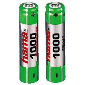Ni-Mh Rechargeable AAA - 1000 mAh - Pack of 2 (in Case) - 73443 - #CLEARANCE