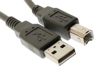 USB Cable Type A to B, 1.8M - 29099 - 99p Blitz! - 99p and Under Blitz