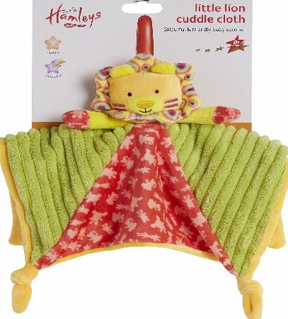 Hamleys Lion Finger Cuddle Cloth