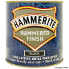 Hammerite Hammered Finish Black Paint 1Ltr