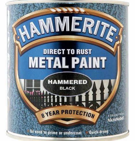 Hammerite ICI 5092955 750ml Hammerite Metal Paint Hammered - Black