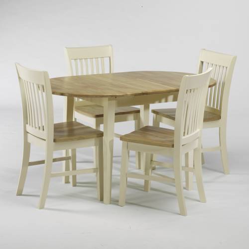 Hampshire Painted Ivory Dining Set (4 Chairs)
