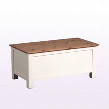 Hampton White Blanket Box DISC