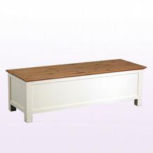 hampton White Blanket Box Large DISC