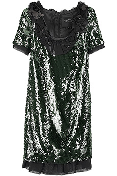 Sequin embellished dress