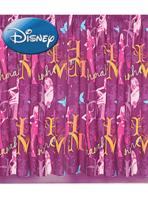 Hannah Montana Curtains Gem Design