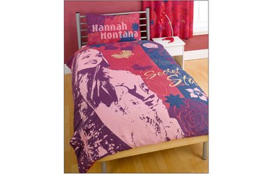 Hannah Montana Secret Star Duvet and Pillowcase Set