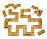 HaPe Bamboo Collection Games Dominoes