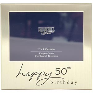 50th Birthday Photo Frame