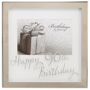 Happy 90th Birthday 6 x 4 Photo Frame