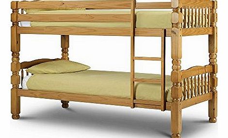 Chunky Standard Two Sleeper 3 Solid Thick Strong Pine Wood Bunk Bed Frame