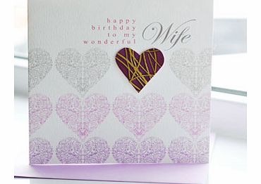 Birthday Wonderful Wife Card