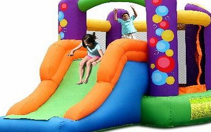 Happy Hop Duplay Happy Hop Party Combo Bouncer with Slide - 11.5ft Bouncy Castle