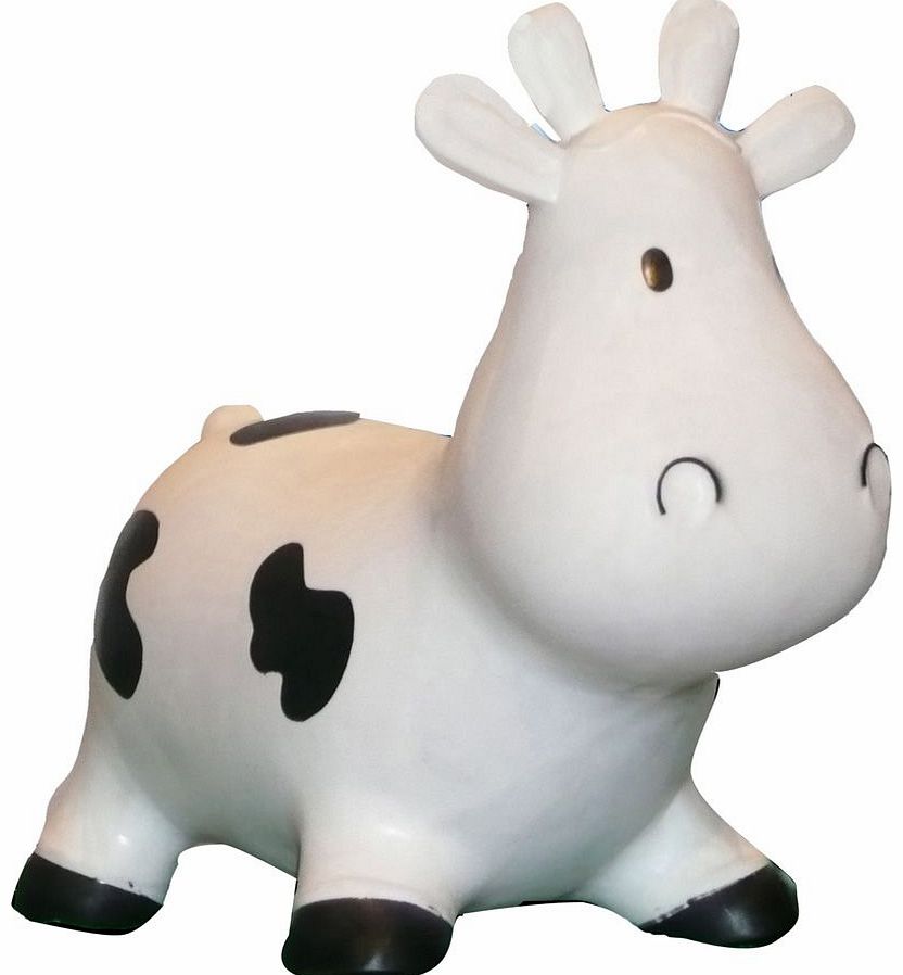 Happy Hopperz Inflatable White Cow 2014