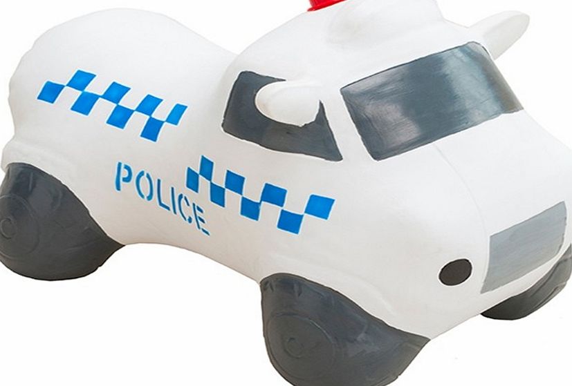 Happy Hopperz White Police Car