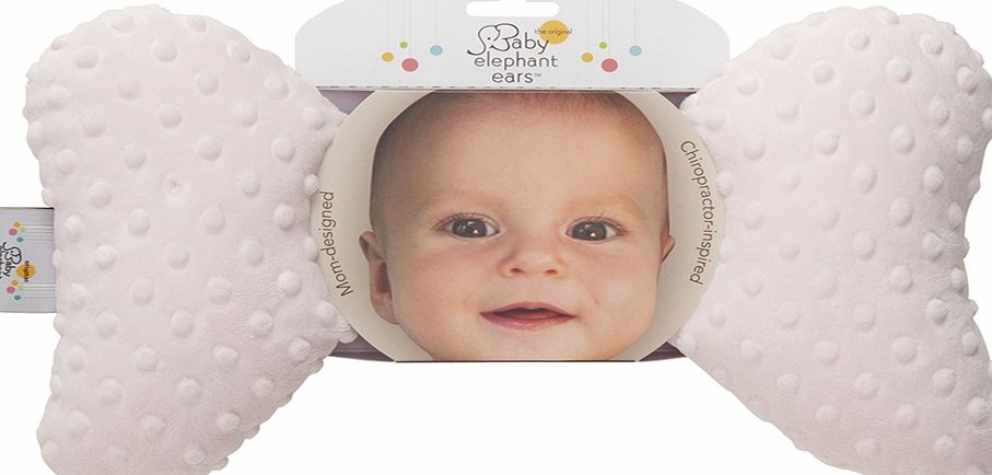 Happy Mummy Baby Elephant Ears Pillow Pink Bobble