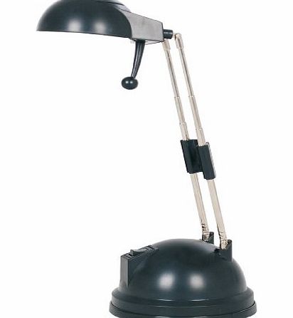 Harbour Housewares Black Halogen Desk Lamp In Gift Box