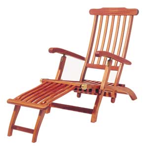 Hardwood steamer chair