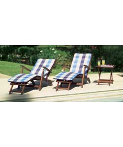 Hardwood Steamer Relaxer with Cushion