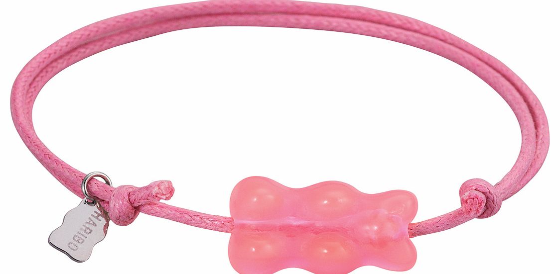 Pink Cord Pink Haribo Gummy Bear Bracelet from