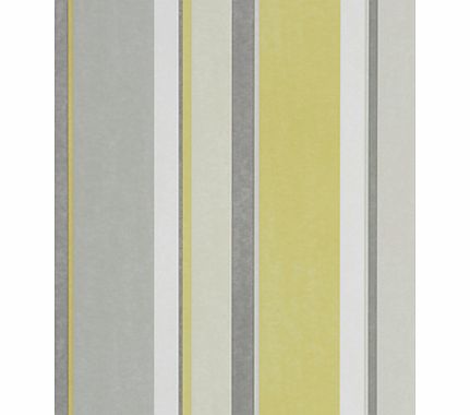 Harlequin Bella Stripe Wallpaper, Leaf, 110045