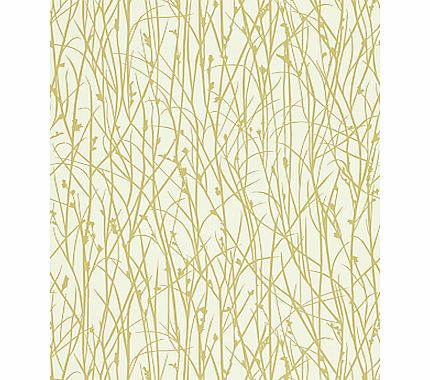 Harlequin Grasses Wallpaper, Ecru / Celery, 110153