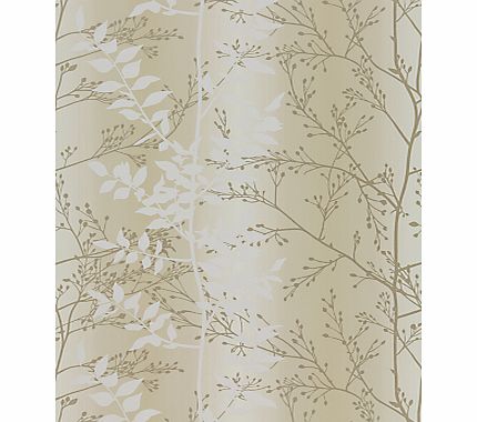 Harlequin Persephone Wallpaper, White / Gold,