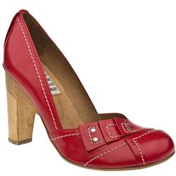 Female Rkris Court Leather Upper Evening in Red