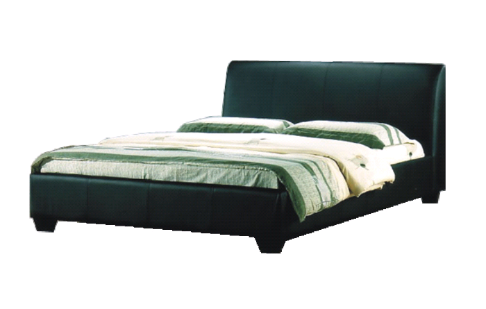 Contemporary 4ft 6 Double Leather Bedstead