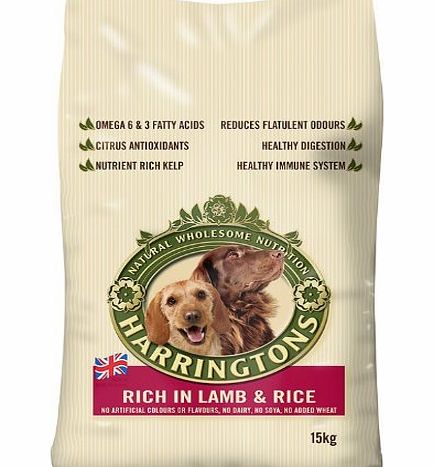 Harringtons Complete Lamb and Rice Dry Mix 15 kg