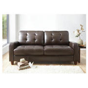 large leather sofa black