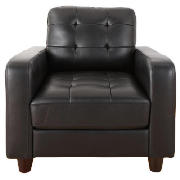 Harrison leather Chair Black