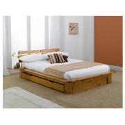 Hartford Double Bed, Solid Pine Natural With