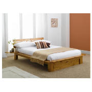 Double Bed, Solid Pine Natural