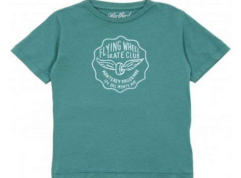 Flying Wheel T-shirt Green `2 years