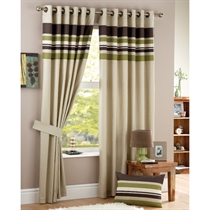 harvard Curtains Green 229cm/90x229cm/90