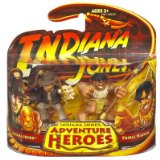 hasbro indiana jones adventure heroes indy & tribal warrior
