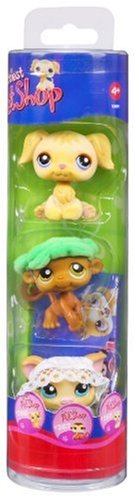 Hasbro Littlest Pet Shop - Spring Pets In Tub - Dog- Monkey & Pig