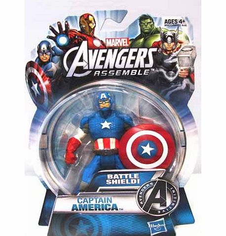 Hasbro Marvel Avengers Assemble Action Figure Battle Shield Captain America