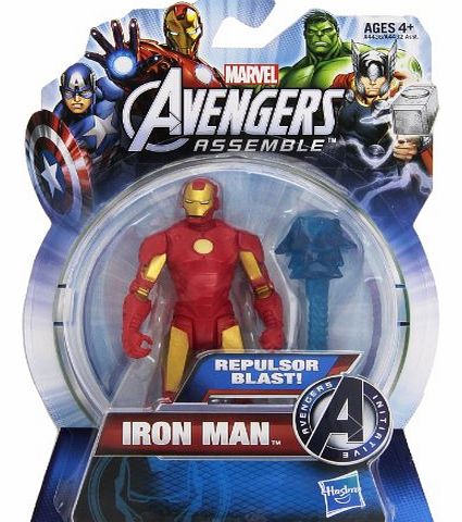 Hasbro Marvel Avengers Assemble Action Figure Repulsor Blast Iron Man