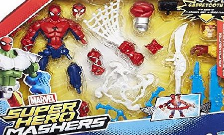 Hasbro Marvel Avengers Super Hero Mashers Feature Spider-Man Action Figure B0679