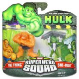 Hasbro Marvel Hulk Super Hero Squad The Thing and She-Hulk