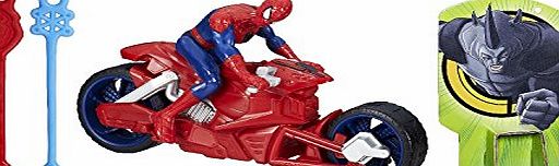 Hasbro Marvel Ultimate Super Spider-Man Action Figure Toy With Spider Speedster Vehicle