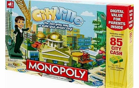 Monopoly Cityville Board Game