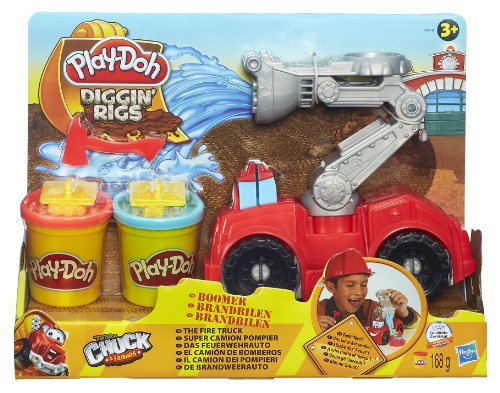 Play-Doh Diggin Rigs Boomer The Fire Truck