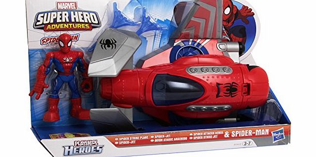Hasbro Playskool Heroes Spiderman Super Heroes Strike Plane
